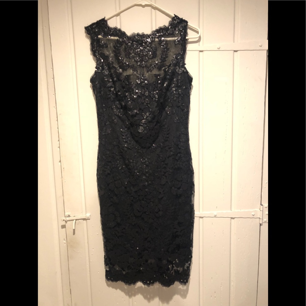 Wedding: Tadashi Shoji Black Dress